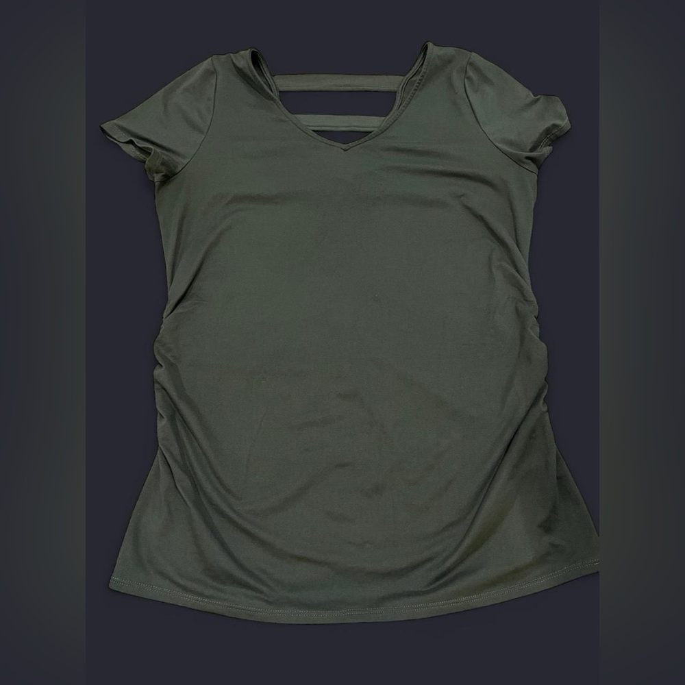 FullMoon Maternity Olive Green Top